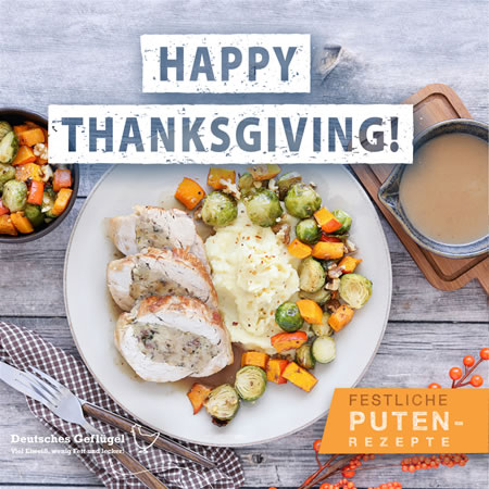 Gefluegelrezepte fuer Thanksgiving